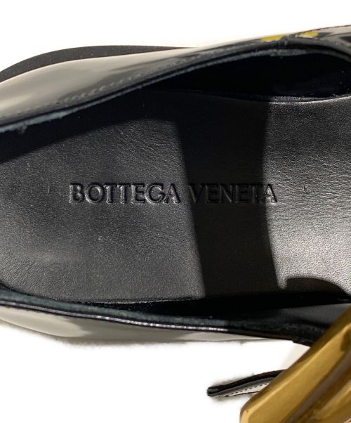 BOTTEGA VENETA（ボッテガベネタ）BOTTEGA VENETA (ボッテガベネタ) 23AW ブラッシュレザー メアリージェーン フラットシューズ ブラック サイズ:38の古着・服飾アイテム