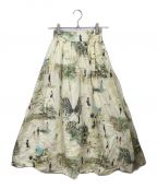 Ameriアメリ）の古着「メディマラガプレンティフルフレアスカート」｜ベージュ