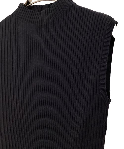 Noble（ノーブル）Noble (ノーブル) マーメイドリブニットワンピース ブラック サイズ:表記なしの古着・服飾アイテム