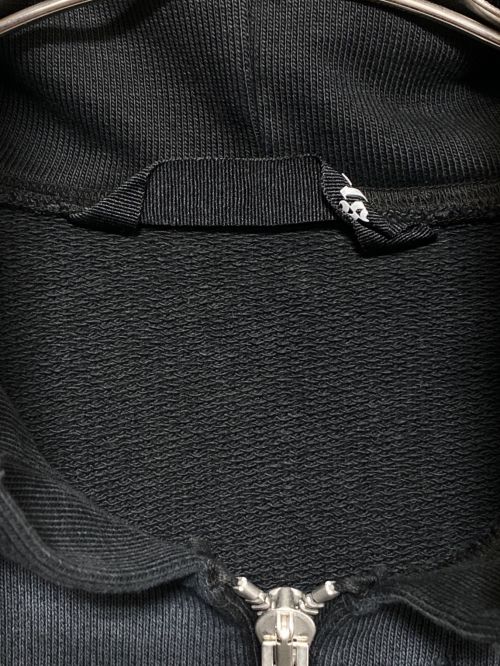 Palm Angels（パーム エンジェルス）Palm Angels (パーム エンジェルス) LOGO FLAMES ZIPPED VINT HOODY ブラック サイズ:XLの古着・服飾アイテム
