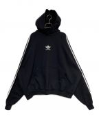 BALENCIAGA×adidasバレンシアガ×アディダス）の古着「Hoodie Large Fit」｜ブラック