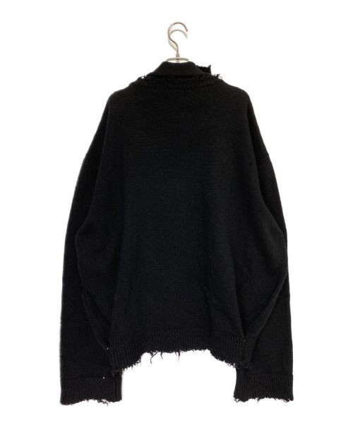 VETEMENTS（ヴェトモン）VETEMENTS (ヴェトモン) Church Logo Turtleneck ブラック サイズ:Mの古着・服飾アイテム