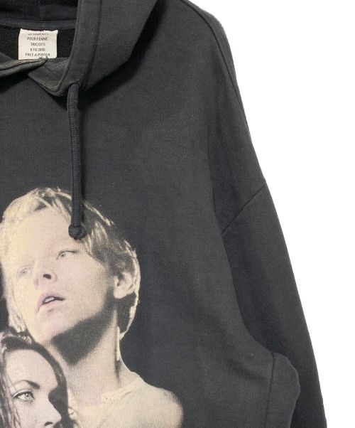 VETEMENTS（ヴェトモン）VETEMENTS (ヴェトモン) Titanic Hoodie ブラック サイズ:XSの古着・服飾アイテム