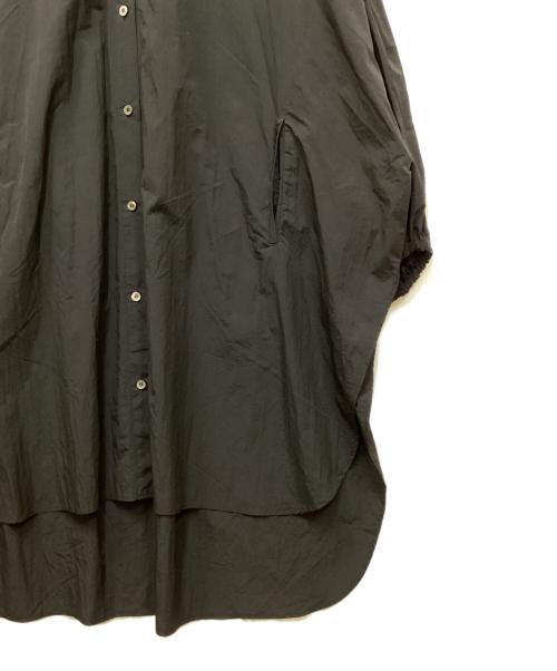 LE PHIL（ル フィル）LE PHIL (ル フィル) ミリタリープルーフオーバーサイズブラウス ブラック サイズ:Fの古着・服飾アイテム