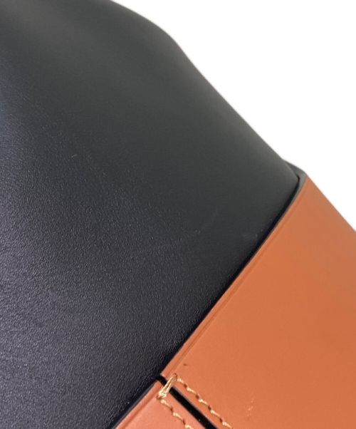 LOEWE（ロエベ）LOEWE (ロエベ) バルーンミディアム ブラック×ブラウン サイズ:ミディアムの古着・服飾アイテム