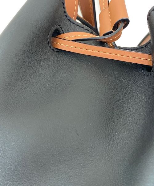 LOEWE（ロエベ）LOEWE (ロエベ) バルーンミディアム ブラック×ブラウン サイズ:ミディアムの古着・服飾アイテム