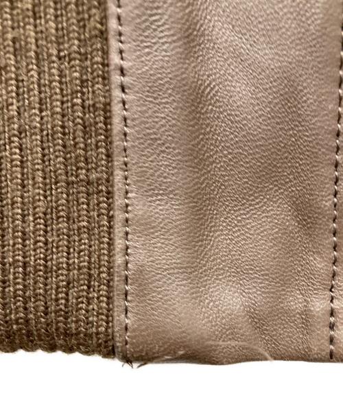 LITHIUM HOMME（リチウムオム・ファム）LITHIUM HOMME (リチウムオム・ファム) ラムレザージャケット ブラウン サイズ:44の古着・服飾アイテム