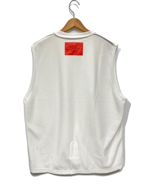 N.HOOLYWOOD（エヌ ハリウッド）N.HOOLYWOOD (エヌ ハリウッド) Ameri (アメリ) SIZE NAME TANK TOP ホワイト サイズ:38の古着・服飾アイテム