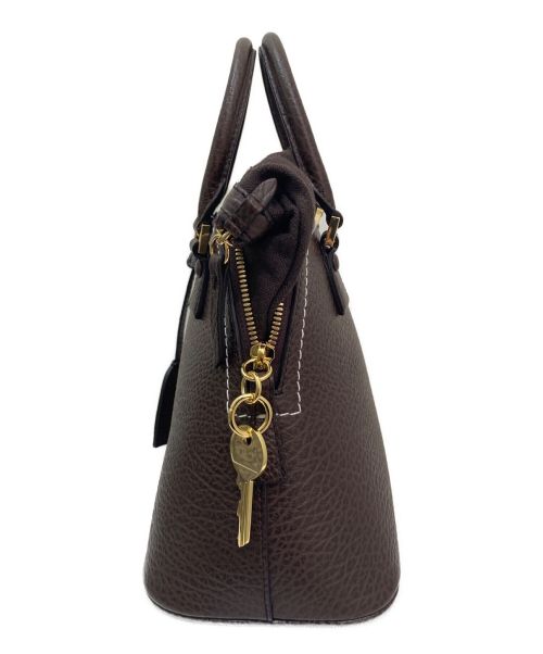 Maison Margiela（メゾンマルジェラ）Maison Margiela (メゾンマルジェラ) 5AC MINI BAG ダークブラウン サイズ:ミニの古着・服飾アイテム