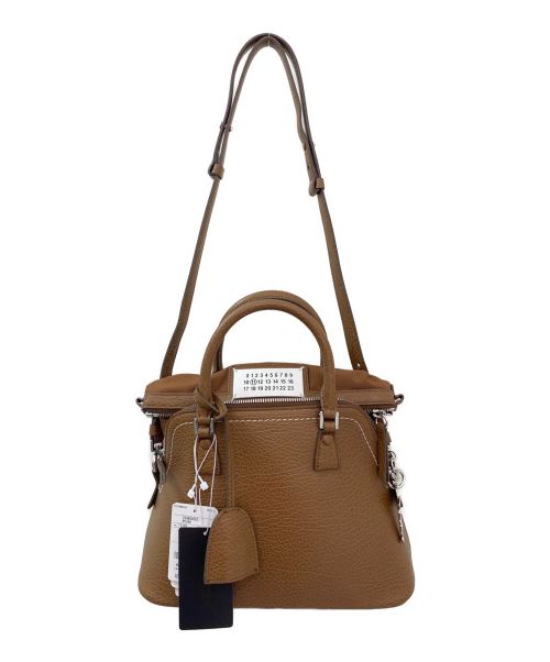 Maison Margiela（メゾンマルジェラ）Maison Margiela (メゾンマルジェラ) 5AC MINI BAG ブラウン サイズ:ミニの古着・服飾アイテム