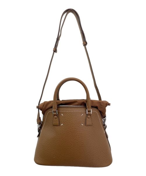 Maison Margiela（メゾンマルジェラ）Maison Margiela (メゾンマルジェラ) 5AC MINI BAG ブラウン サイズ:ミニの古着・服飾アイテム