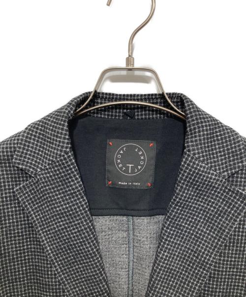 T-JACKET By TONELLO（ティージャケット バイ トネッロ）T-JACKET By TONELLO (ティージャケット バイ トネッロ) シングルジャケット グレー サイズ:Mの古着・服飾アイテム