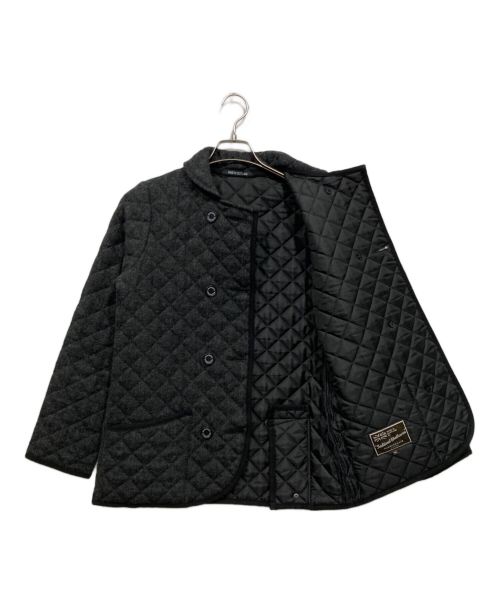 Traditional Weatherwear（トラディショナルウェザーウェア）Traditional Weatherwear (トラディショナルウェザーウェア) ウールキルティングジャケット グレー サイズ:34の古着・服飾アイテム