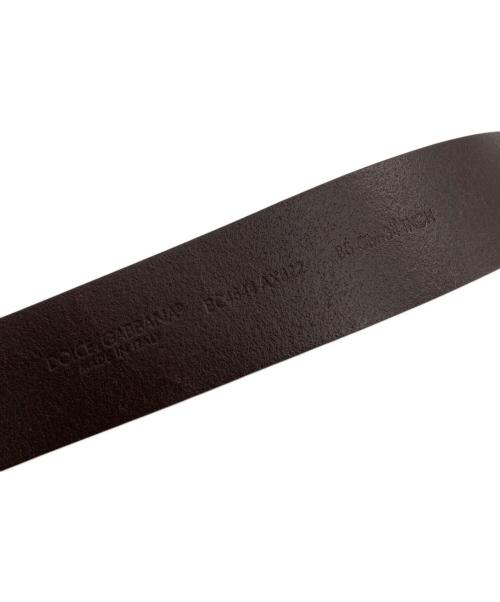 DOLCE & GABBANA（ドルチェ＆ガッバーナ）DOLCE & GABBANA (ドルチェ＆ガッバーナ) ベルト　BC4644 AX622 ブラウンの古着・服飾アイテム