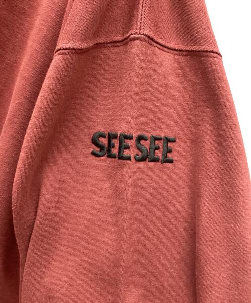 SEESEE（シーシー）SEESEE (シーシー) ボートネックカットソー ボルドー サイズ:Lの古着・服飾アイテム