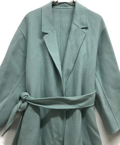 Plage（プラージュ）Plage (プラージュ) ハミルトンベルテッドコート ライトブルー サイズ:34の古着・服飾アイテム