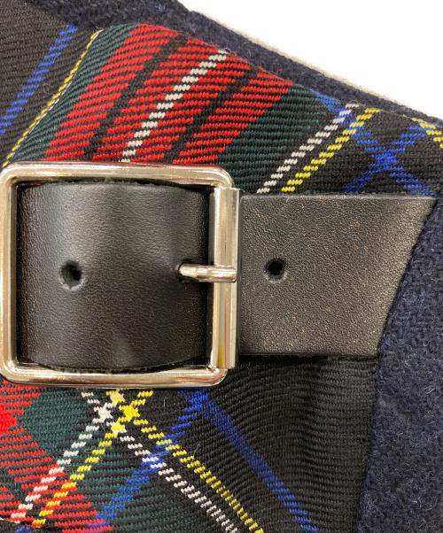 O'NEIL OF DUBLIN（オニールオブダブリン）O'NEIL OF DUBLIN (オニールオブダブリン) アシンメトリーラップスカート ネイビー サイズ:US:8の古着・服飾アイテム