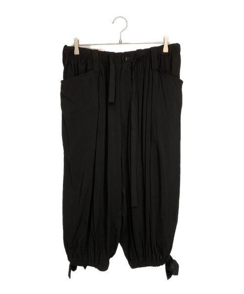 Yohji Yamamoto pour homme（ヨウジヤマモト プールオム）Yohji Yamamoto pour homme (ヨウジヤマモト プールオム) タックレーヨンバルーンパンツ ブラック サイズ:3の古着・服飾アイテム