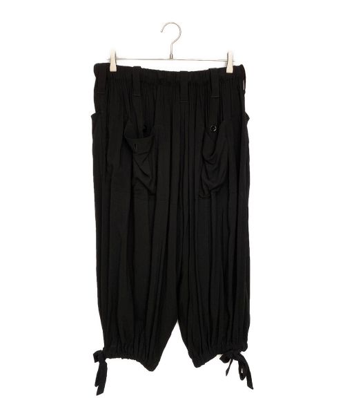 Yohji Yamamoto pour homme（ヨウジヤマモト プールオム）Yohji Yamamoto pour homme (ヨウジヤマモト プールオム) タックレーヨンバルーンパンツ ブラック サイズ:3の古着・服飾アイテム