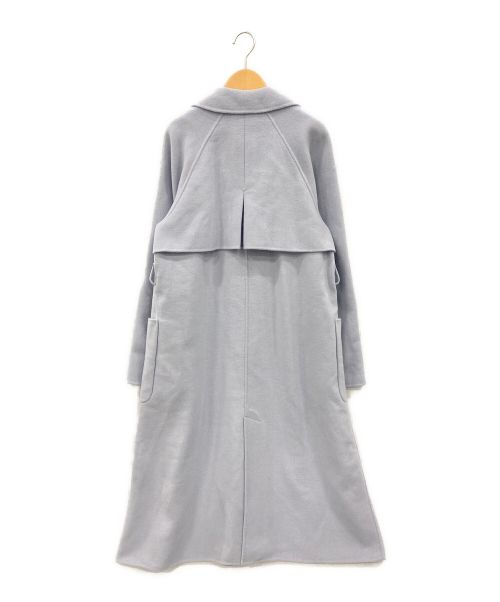 Snidel（スナイデル）Snidel (スナイデル) ロングチェスターコート ライトブルー サイズ:ONESIZEの古着・服飾アイテム