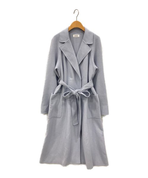 Snidel（スナイデル）Snidel (スナイデル) ロングチェスターコート ライトブルー サイズ:ONESIZEの古着・服飾アイテム