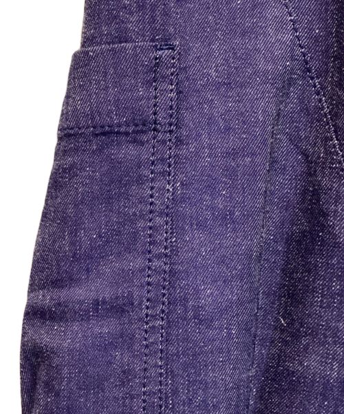 6(ROKU) BEAUTY&YOUTH（ロク ビューティーアンドユース）6(ROKU) BEAUTY&YOUTH (ロク ビューティーアンドユース) RAYON COTTON ASA PANTS インディゴ サイズ:34の古着・服飾アイテム