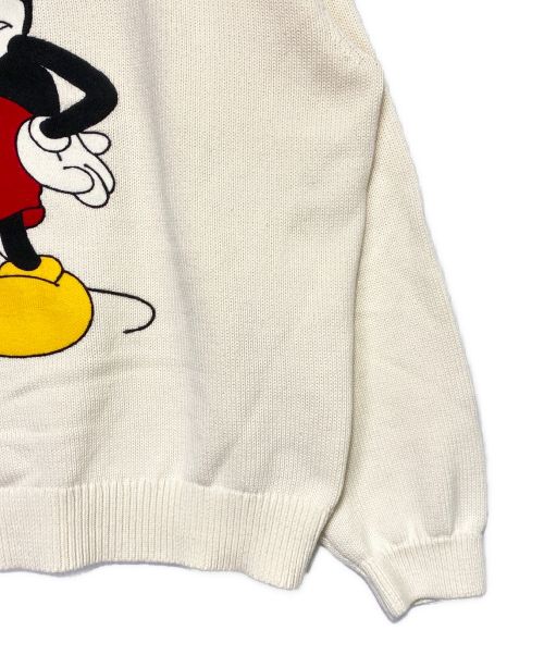 KITH（キス）KITH (キス) DISNEY (ディズニー) クルーネックコットンニット アイボリー サイズ:Lの古着・服飾アイテム