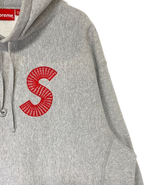 SUPREME（シュプリーム）SUPREME (シュプリーム) S Logo Hooded Sweatshirt グレー サイズ:Lの古着・服飾アイテム