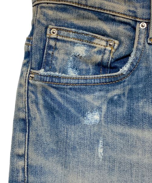 AMIRI（アミリ）AMIRI (アミリ) パッチワーク デニムパンツ インディゴ サイズ:W30(76cm)の古着・服飾アイテム