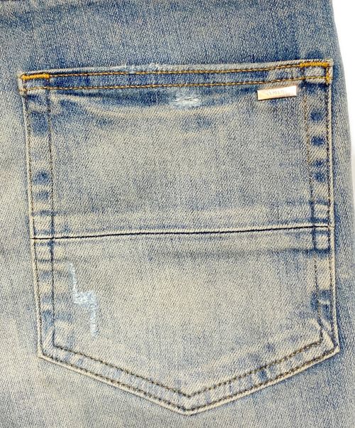 AMIRI（アミリ）AMIRI (アミリ) パッチワーク デニムパンツ インディゴ サイズ:W30(76cm)の古着・服飾アイテム