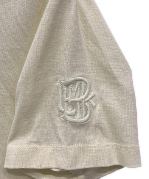 BLAMINK（ブラミンク）BLAMINK (ブラミンク) コットンクルーネック 刺繍 ショートスリーブＴシャツ イエロー サイズ:1の古着・服飾アイテム