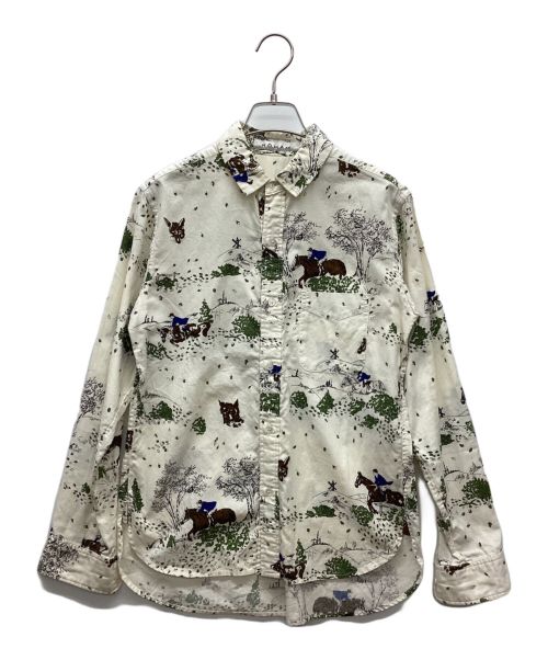 NOMA t.d.（ノーマティーディー）NOMA t.d. (ノーマティーディー) 総柄シャツ アイボリー サイズ:1の古着・服飾アイテム