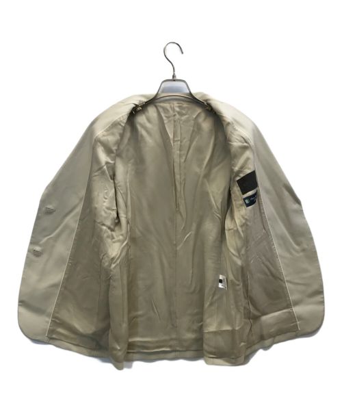 K.T KIYOKO TAKASE（ケーティー キヨコタカセ）K.T KIYOKO TAKASE (ケーティー キヨコタカセ) フラノ テーラードジャケット ベージュ サイズ:9の古着・服飾アイテム