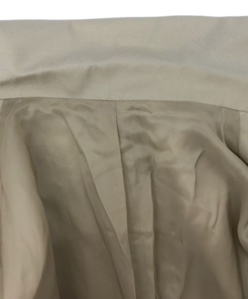 K.T KIYOKO TAKASE（ケーティー キヨコタカセ）K.T KIYOKO TAKASE (ケーティー キヨコタカセ) フラノ テーラードジャケット ベージュ サイズ:9の古着・服飾アイテム