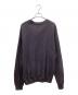 crepuscule (クレプスキュール) MOSS STITCH L/S SWEAT ネイビー サイズ:M：5000円