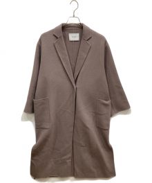 IENA（イエナ）の古着「ダブルフェイスウールロングコート」｜グレー