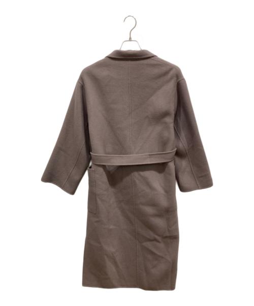 IENA（イエナ）IENA (イエナ) ダブルフェイスウールロングコート グレー サイズ:FREEの古着・服飾アイテム