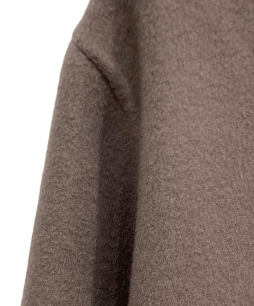 IENA（イエナ）IENA (イエナ) ダブルフェイスウールロングコート グレー サイズ:FREEの古着・服飾アイテム