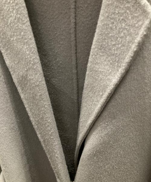 IENA（イエナ）IENA (イエナ) ダブルフェイスウールロングコート グレー サイズ:FREEの古着・服飾アイテム