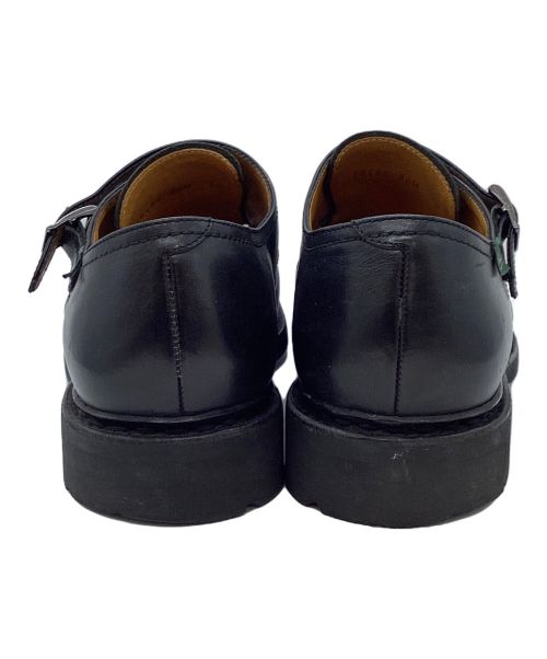 PARABOOT（パラブーツ）PARABOOT (パラブーツ) ダブルモンクストラップシューズ ブラック サイズ:7.5の古着・服飾アイテム
