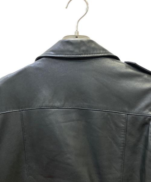 ALL SAINTS（オールセインツ）ALL SAINTS (オールセインツ) ラムレザーライダースジャケット ブラック サイズ:34の古着・服飾アイテム