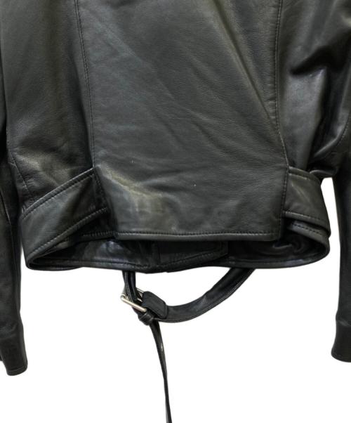 ALL SAINTS（オールセインツ）ALL SAINTS (オールセインツ) ラムレザーライダースジャケット ブラック サイズ:34の古着・服飾アイテム