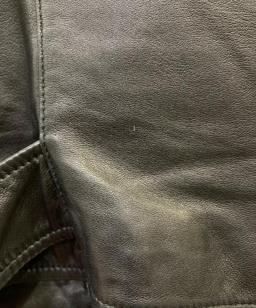 ALL SAINTS（オールセインツ）ALL SAINTS (オールセインツ) ラムレザーライダースジャケット ブラック サイズ:34の古着・服飾アイテム