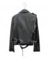 ALL SAINTS (オールセインツ) ラムレザーライダースジャケット ブラック サイズ:34：7000円
