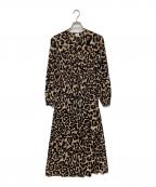 BAUM UND PFERDGARTENバウムウンドヘルガーデン）の古着「ワンピース」｜ブラウン（レオパード）
