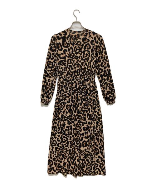 BAUM UND PFERDGARTEN（バウムウンドヘルガーデン）BAUM UND PFERDGARTEN (バウムウンドヘルガーデン) ワンピース ブラウン（レオパード） サイズ:36の古着・服飾アイテム