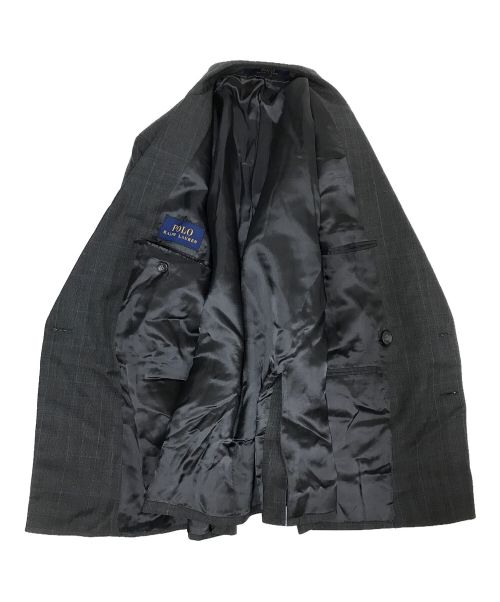 POLO RALPH LAUREN（ポロ・ラルフローレン）POLO RALPH LAUREN (ポロ・ラルフローレン) ダブルジャケット セットアップスーツ グレー サイズ:38Sの古着・服飾アイテム