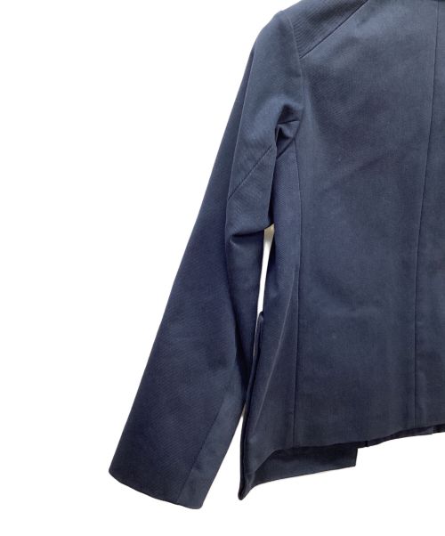 DRAWER（ドゥロワー）DRAWER (ドゥロワー) カルゼ ジャケット ネイビー サイズ:36の古着・服飾アイテム