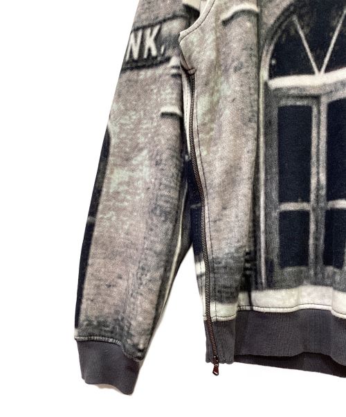 CARVEN（カルヴェン）CARVEN (カルヴェン) 総柄スウェット ホワイト×ブラック サイズ:Mの古着・服飾アイテム