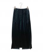Ron Hermanロンハーマン）の古着「Velour Skirt　」｜ネイビー